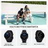 image:imageGarmin vvoactive 6 Health and Fitness GPS Smartwatch  AMOLED Display Up to 11 Days Battery Metallic Jasper Green with Matching BandSlate with Black