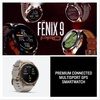 image:imageGarmin fnix 9 Pro Solar inReach Titanium 51mm GraphiteBlackAutumn GoldBone Leather