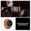 image:imageGarmin fnix 9 Pro Solar inReach Titanium 51mm GraphiteBlackAutumn OrangeSpark Orange