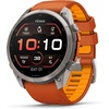 image:imageGarmin fnix 9 Pro Solar inReach Titanium 51mm GraphiteBlackAutumn OrangeSpark Orange
