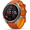image:imageGarmin fnix 9 Pro Solar inReach Titanium 51mm GraphiteBlackAutumn OrangeSpark Orange
