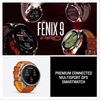 image:imageGarmin fnix 9 Pro Solar inReach Titanium 51mm GraphiteBlackAutumn OrangeSpark Orange