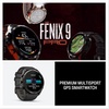 image:imageGarmin fnix 9 Pro Solar inReach Titanium 51mm GraphiteBlackBlackPebble Gray