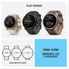 image:imageGarmin fnix 9 Pro Solar inReach Titanium 51mm GraphiteBlackWalnut Leather
