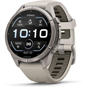 image:imageGarmin fnix 9 Pro Solar inReach Titanium 51mm GraphiteBlackFog GrayDark Sandstone