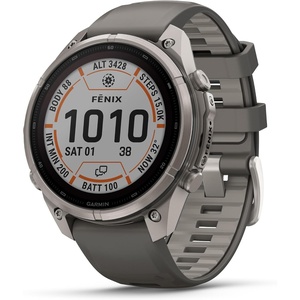 image:imageGarmin fnix 9 Pro Solar inReach Titanium 51mm GraphiteBlackPebbleSilver Gray